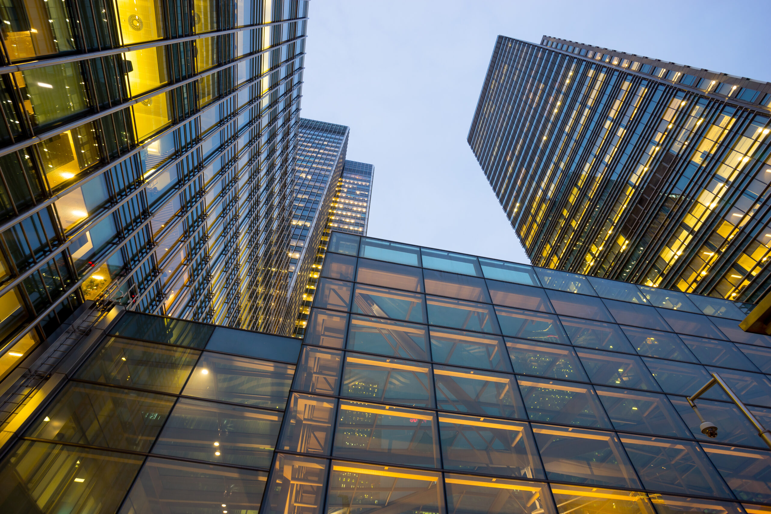 Business office building in London, England, UK