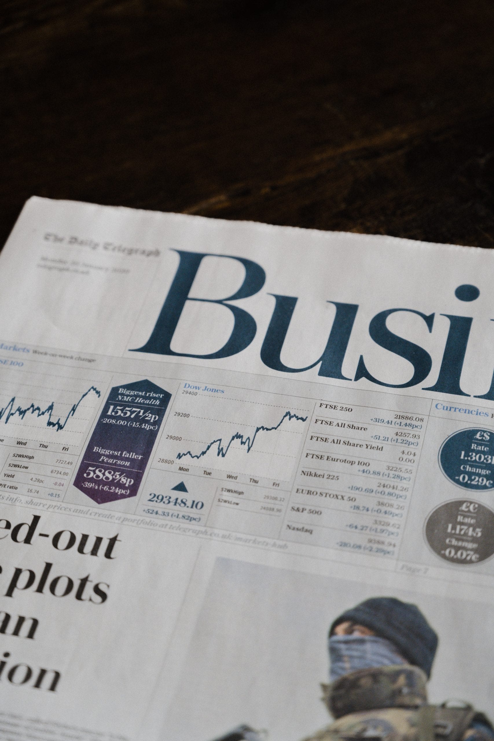Business newspaper