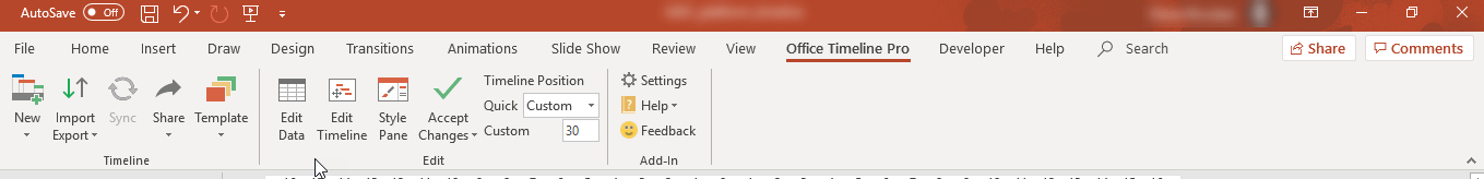 Office Timeline in PowerPoint